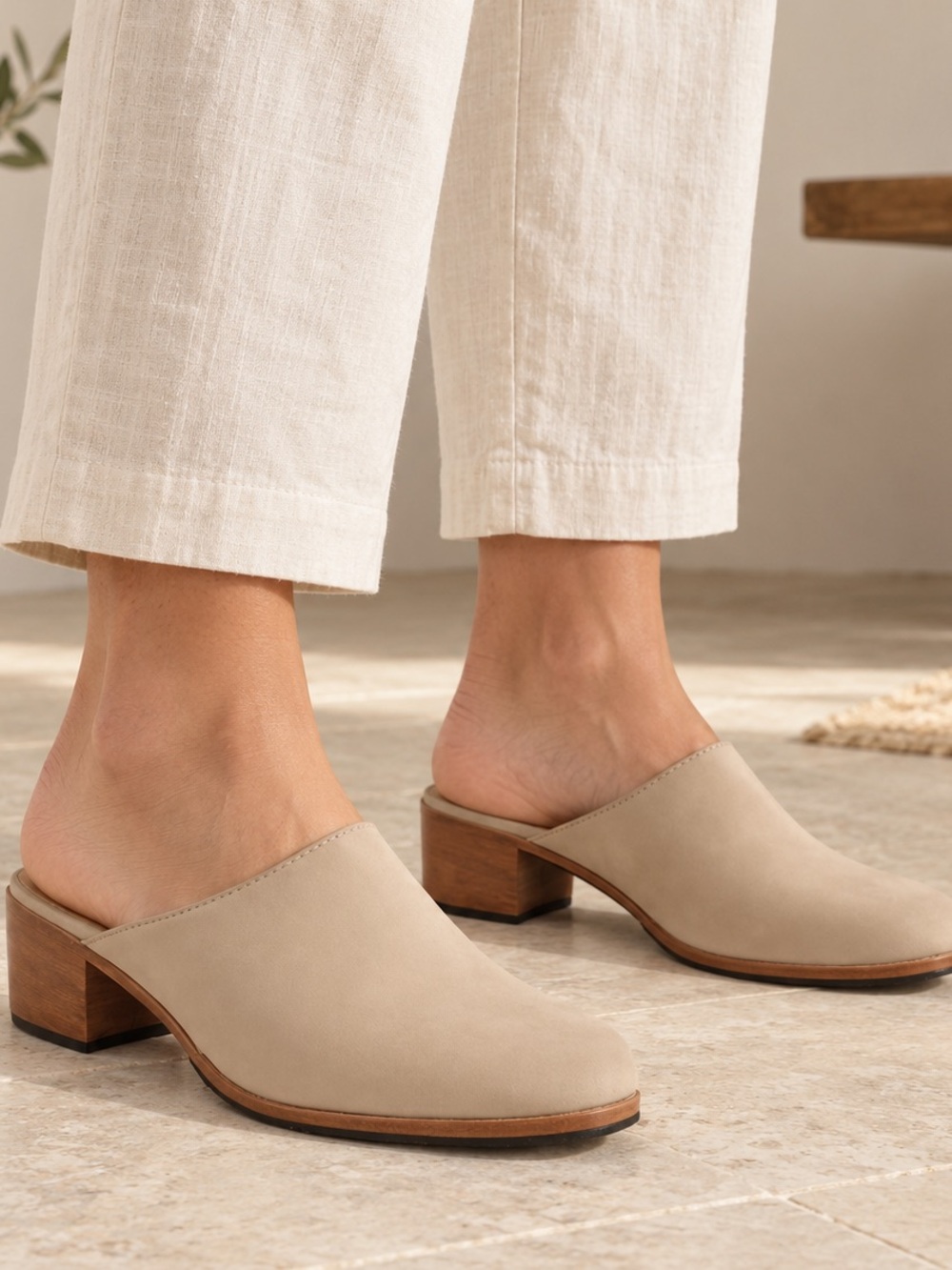 Adelante The Camila in Oatmeal NWOT Sz. 7